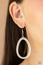 Load image into Gallery viewer, Paparazzi ~ Casual Curves ~ Silver Earrings