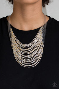 Paparazzi ~ Catwalk Queen ~ Multi Seed Bead Necklace Set