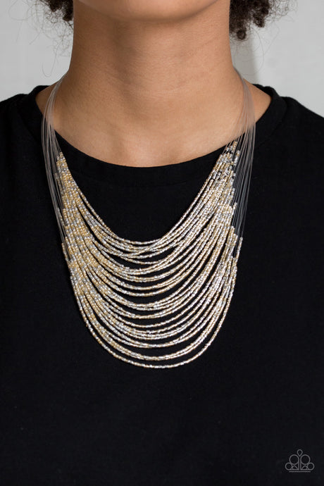 Paparazzi ~ Catwalk Queen ~ Multi Seed Bead Necklace Set