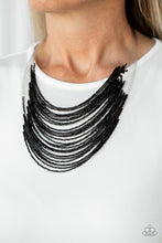 Load image into Gallery viewer, Paparazzi ~ Catwalk Queen ~ Blue Seed Bead Necklace Set