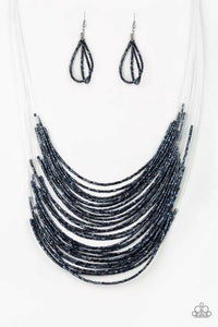 Paparazzi ~ Catwalk Queen ~ Gold Seed Bead Necklace Set