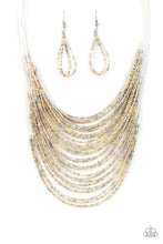 Load image into Gallery viewer, Paparazzi ~ Catwalk Queen ~ Blue Seed Bead Necklace Set