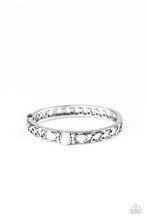 Load image into Gallery viewer, Paparazzi ~ Caught In The Cross HEIRS ~ White Bracelet