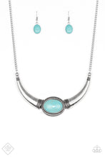 Load image into Gallery viewer, Paparazzi ~ Cause A Steer ~ Blue Turquoise Necklace Set (Fashion Fix Exclusive)
