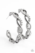 Load image into Gallery viewer, Paparazzi ~ Cha-Ching Bling ~ Black Hoop Earrings