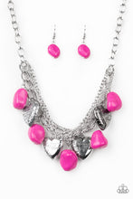 Load image into Gallery viewer, Paparazzi ~ Change Of Heart ~ Pink Inspirational Necklace Set