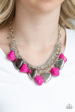 Load image into Gallery viewer, Paparazzi ~ Change Of Heart ~ Pink Inspirational Necklace Set