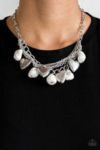 Load image into Gallery viewer, Paparazzi ~ Change of Heart ~ White Inspirational Necklace Set