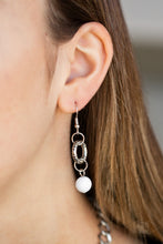 Load image into Gallery viewer, Paparazzi ~ Charmed, I Am Sure ~ White Charm Necklace Set (Life of the Party Exclusive)