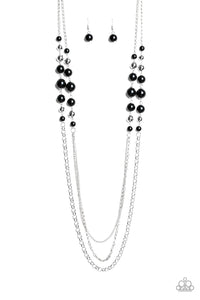 Paparazzi ~ Charmingly Colorful ~ Black Necklace Set
