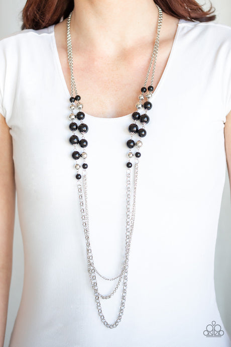Paparazzi ~ Charmingly Colorful ~ Black Necklace Set