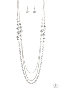 Paparazzi - Charmingly Colorful - Silver  Pearl Necklace - Klassy Jewelz Boutique