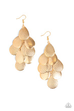 Load image into Gallery viewer, Paparazzi ~ Chime Time ~ Gold Earrings