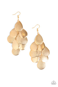 Paparazzi ~ Chime Time ~ Gold Earrings