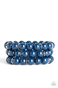 Paparazzi ~ Chroma Collision ~ Blue Beaded Bracelet