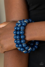 Load image into Gallery viewer, Paparazzi ~ Chroma Collision ~ Blue Beaded Bracelet