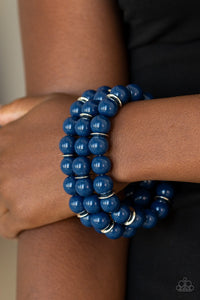 Paparazzi ~ Chroma Collision ~ Blue Beaded Bracelet