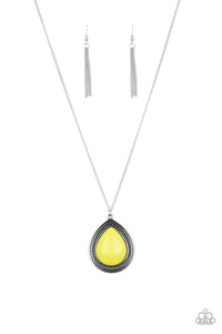 Paparazzi ~ Chroma Courageous ~ Yellow Necklace Set