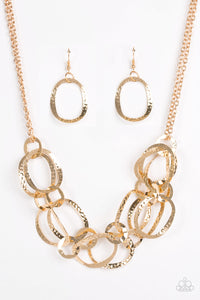 Paparazzi ~ Circus Chic ~ Gold Necklace Set