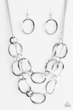 Load image into Gallery viewer, Paparazzi ~ Circus Chic ~ Silver Necklace Set