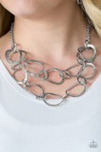 Load image into Gallery viewer, Paparazzi ~ Circus Chic ~ Silver Necklace Set