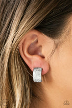 Load image into Gallery viewer, Paparazzi - Cirque Du Couture - Silver Clip-On Earrings - Klassy Jewelz Boutique