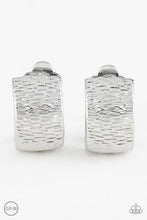 Load image into Gallery viewer, Paparazzi - Cirque Du Couture - Silver Clip-On Earrings - Klassy Jewelz Boutique
