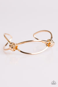 Paparazzi - City Cadence - Gold Cuff Bracelet