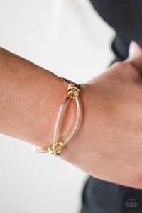 Paparazzi - City Cadence - Gold Cuff Bracelet