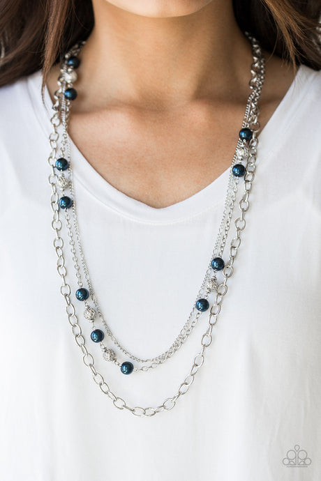Paparazzi ~ Classical Cadence ~ Blue Necklace Set
