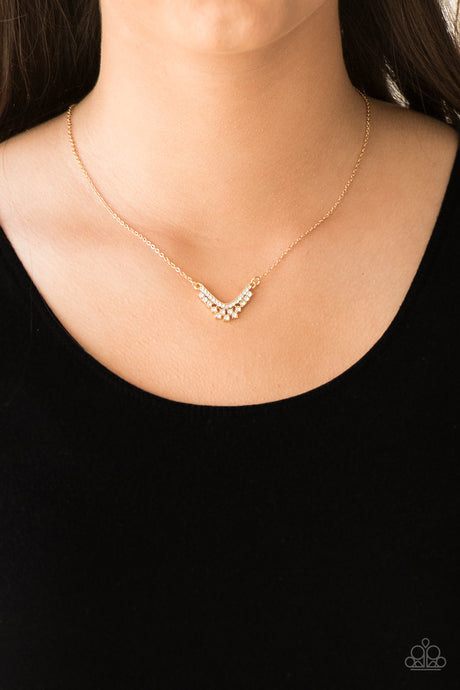 Paparazzi ~ Classically Classic ~ Gold Necklace Set