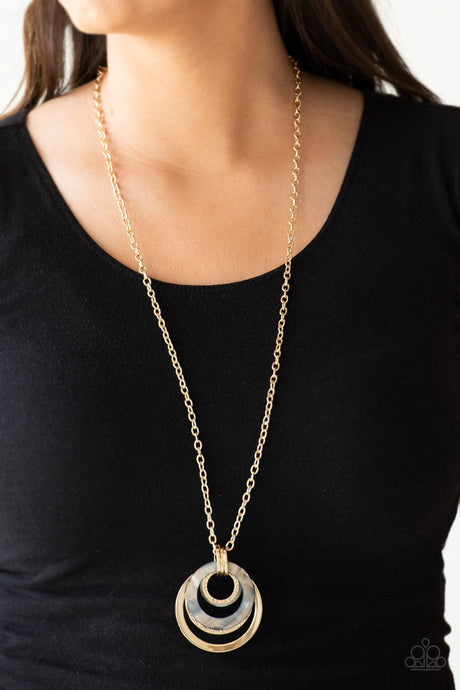Paparazzi - Coast Coasting - Gold Necklace - Klassy Jewelz Boutique