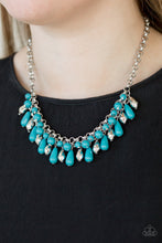 Load image into Gallery viewer, Paparazzi ~ Coastal Cabanas ~ Blue Necklace Set