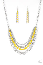Load image into Gallery viewer, Paparazzi ~ Color Bomb ~ Yellow Necklace Set