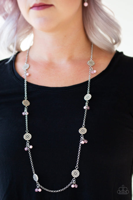 Paparazzi ~ Color Boost ~ Pink Necklace Set