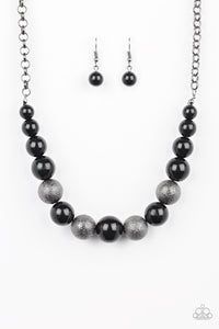 Paparazzi ~ Color Me CEO ~ Black Necklace Set