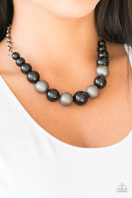 Paparazzi ~ Color Me CEO ~ Black Necklace Set