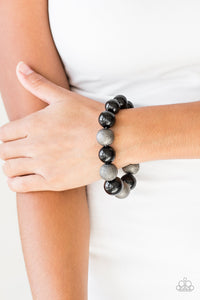 Paparazzi ~ Color Me CEO ~ Black Necklace and Bracelet Set
