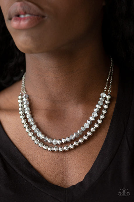 Paparazzi ~ Color Of The Day ~ Silver Necklace Set