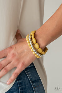 Paparazzi ~ Color Venture ~ Yellow Bracelets