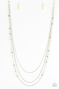 Paparazzi ~ Colorful Cadence ~ Yellow Necklace Set