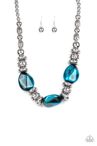 Paparazzi ~ Colorfully Confident ~ Blue Necklace Set