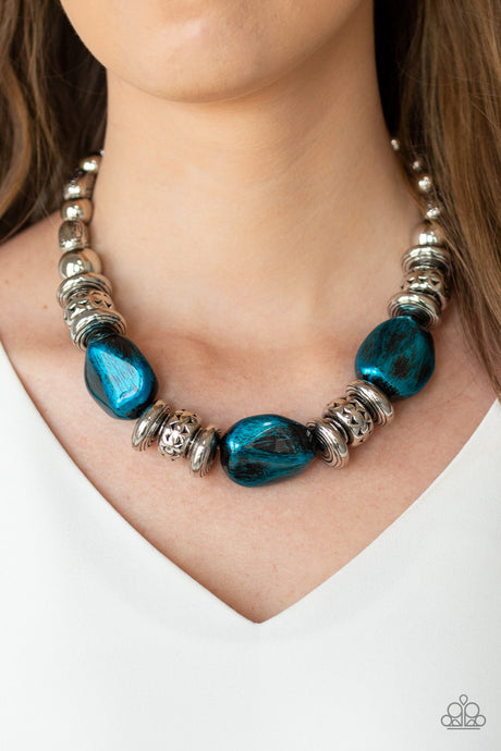 Paparazzi ~ Colorfully Confident ~ Blue Necklace Set