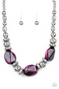 Paparazzi ~ Colorfully Confident ~ Purple Necklace Set