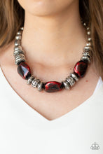 Load image into Gallery viewer, Paparazzi ~ Colorfully Confident ~ Red Necklace Set