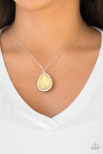 Load image into Gallery viewer, Paparazzi ~ Come Of AGELESS ~ Yellow Pendant Necklace Set