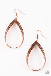 Paparazzi ~ Come REIGN or Shine ~ Copper Earrings