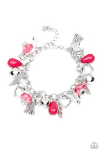 Load image into Gallery viewer, Paparazzi ~ Completely Innocent ~ Pink Charm Bracelet