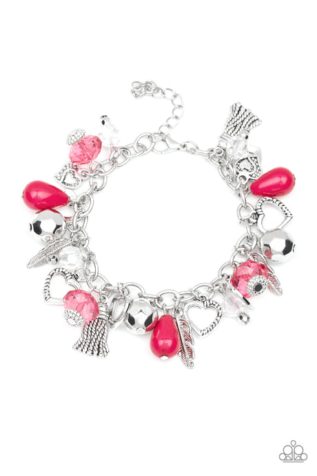 Paparazzi ~ Completely Innocent ~ Pink Charm Bracelet