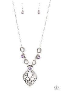 Paparazzi ~ Contemporary Connections ~ Purple Necklace Set